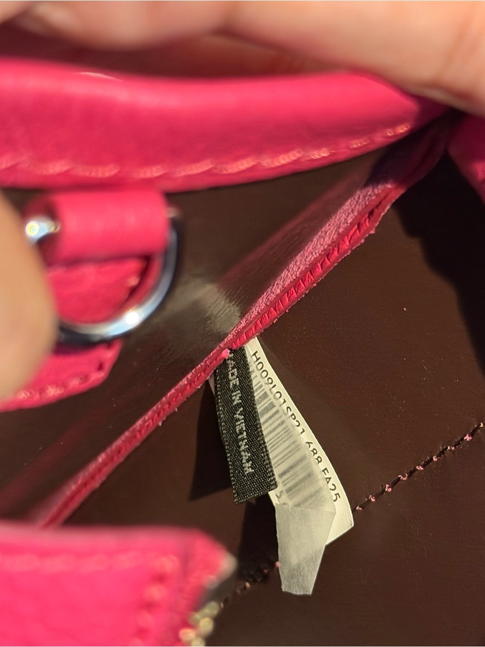 Marc Jacobs Leather The Tote Bag -Small- Rasberry Pink - Picture 10 of 14